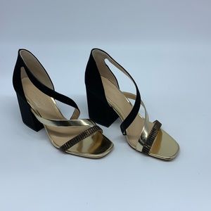 NWB.. Imagine Vince Camuto Sandals Black Soft Gold